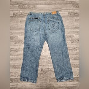 Vintage Y2K Rocawear Blue Denim Baggy Jeans Size 42x35 Hip-hop Jay-Z